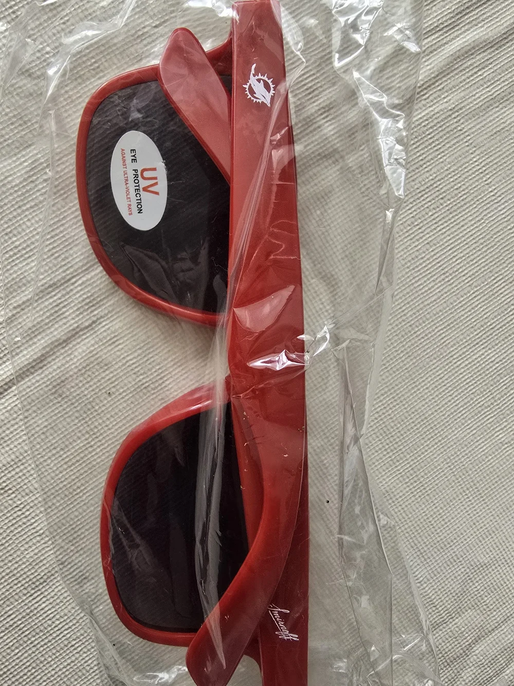 Red Kids Sunglasses with Lanyard New Others Like New